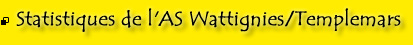 Statistiques 2010/2011 - AS Wattignies/Templemars Basketball